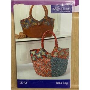 Indigo Junction Bella Bag Patchwork Shoulder Purse Sewing Quilting Pattern IJ792
